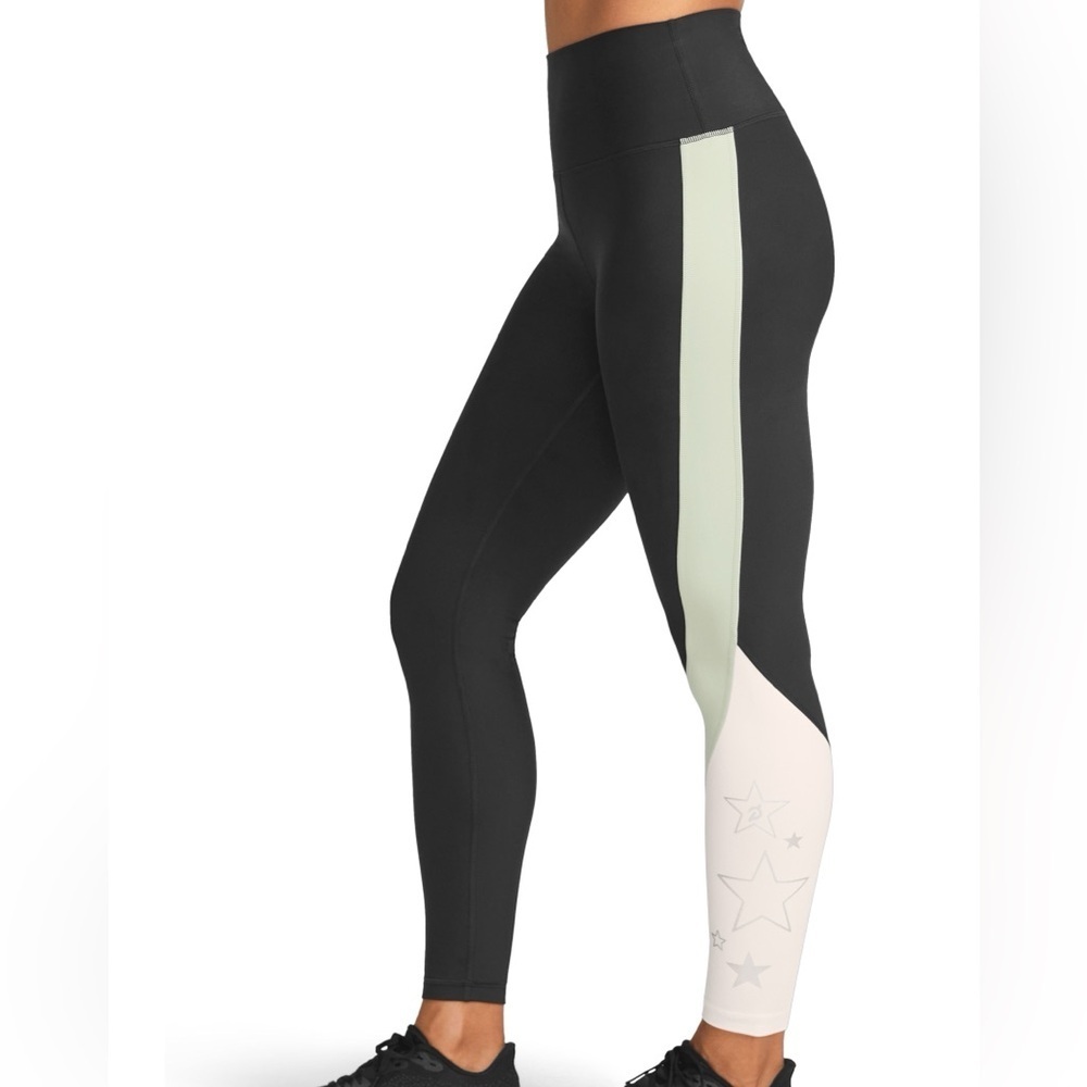 100 PELOTON Cadent High-Rise Colourblock Legging High Rise Black - XS